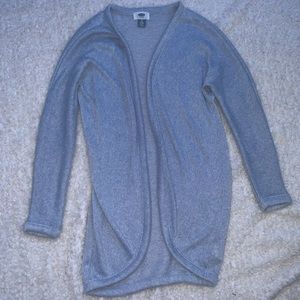 soft, light blue, size medium cardigan